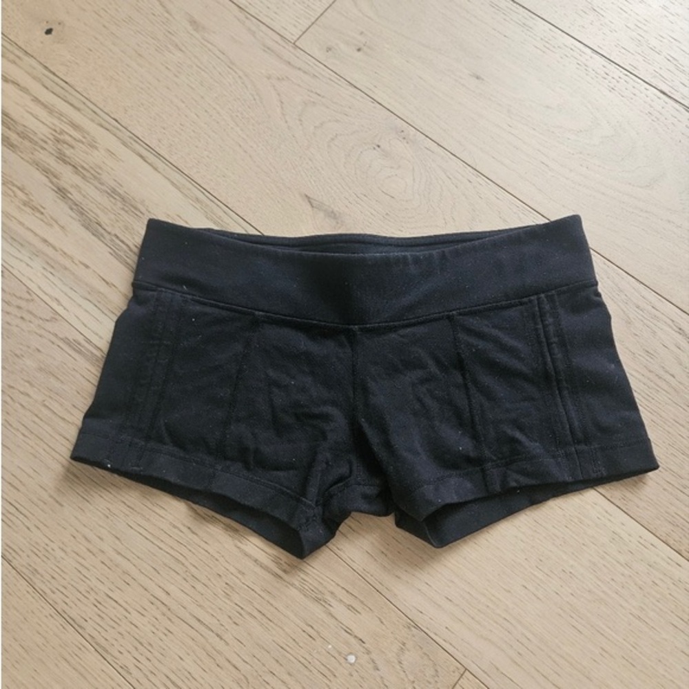 High-Waist Black Bike Shorts for Women